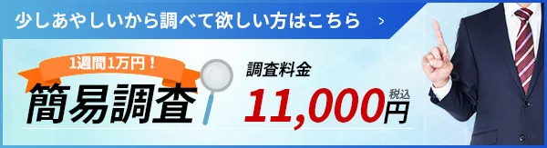 1週間1万円の簡易調査